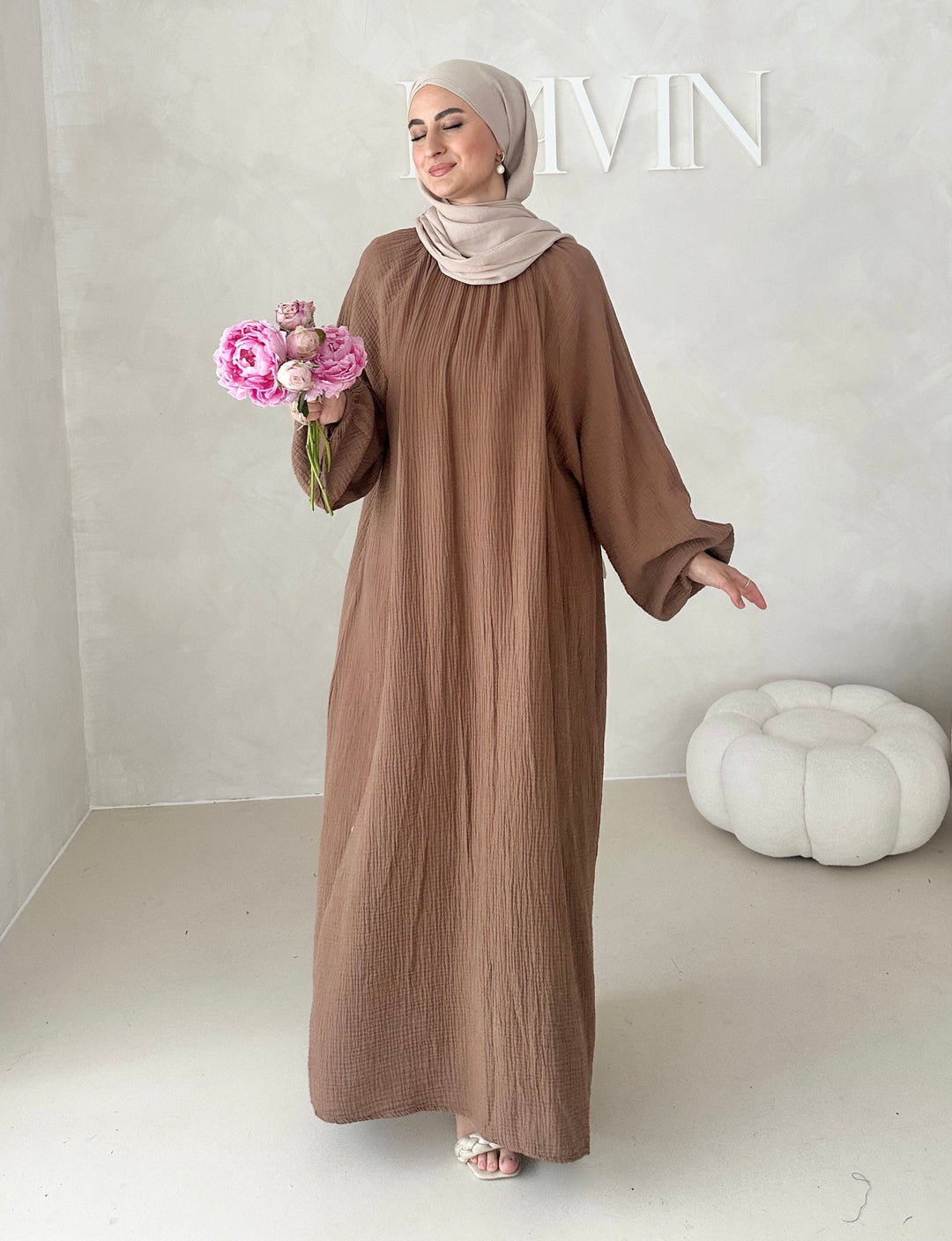 Robe en mousseline