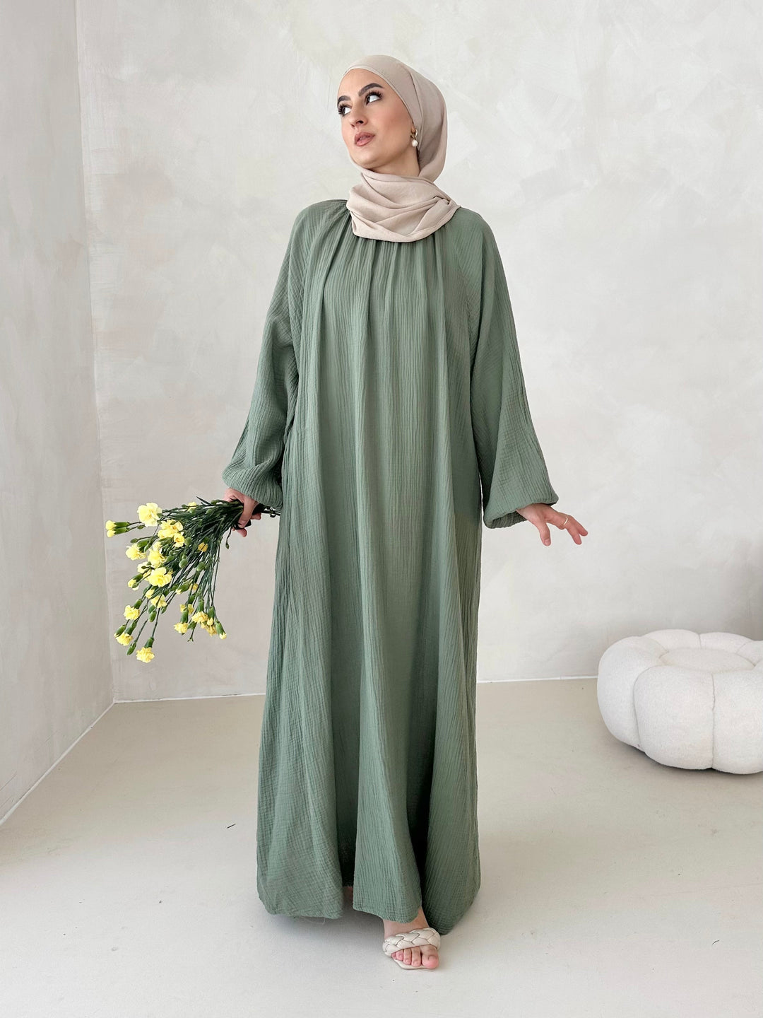 Robe en mousseline